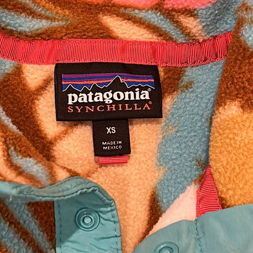 Patagonia Synchilla Snap T Lightweight Fleece Pullover Jacket. XS. Feath… - Picture 10 of 17